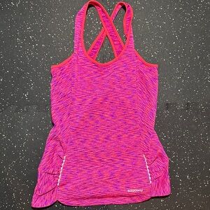 Saucony Women's Vibrant Pink Racerback Tank Top